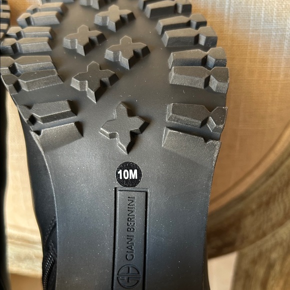 Giani Bernini Black Ankle Boots with Buckle Detail - Picture 10 of 14